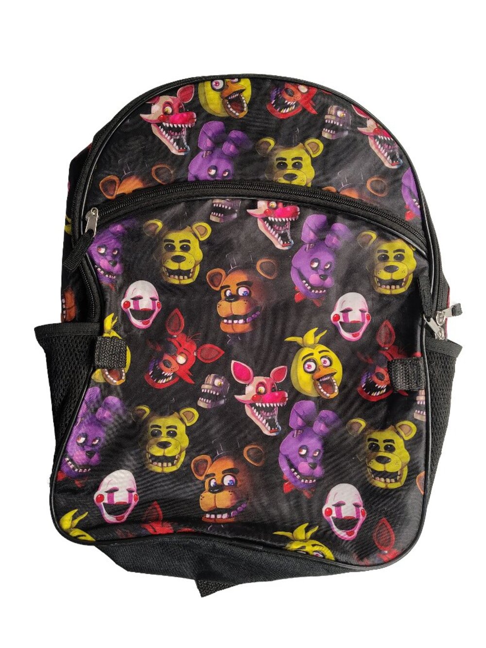 Boy's Black Medium Sized Five Nights At Freddy Themed Backpack